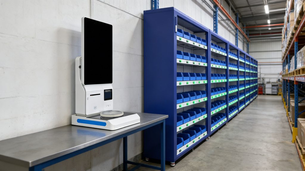 智能称重物料货架:数字化快速分拣重塑智能仓储新范式 - 智能物料仓储,智能物料管理系统,智能仓储管理系统(images 1)