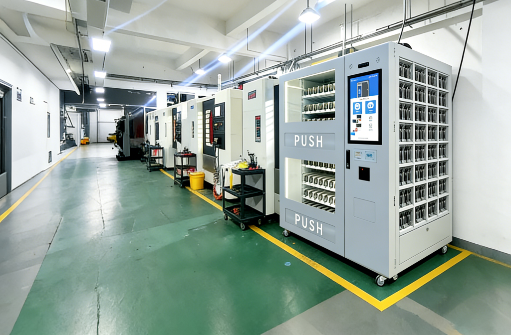 螺旋式智能刀具柜:精密加工车间的物料管理革命 - 智能刀具柜,智能刀具管理系统,智能刀具管理柜(images 1)